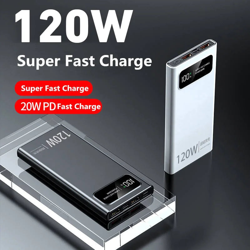 Xiaomi 200000mAh 120W Power Bank Super Fast Charging Battery High Capacity Digital Display Power Bank