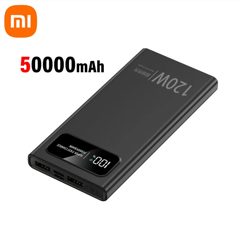 Xiaomi 200000mAh 120W Power Bank Super Fast Charging Battery High Capacity Digital Display Power Bank