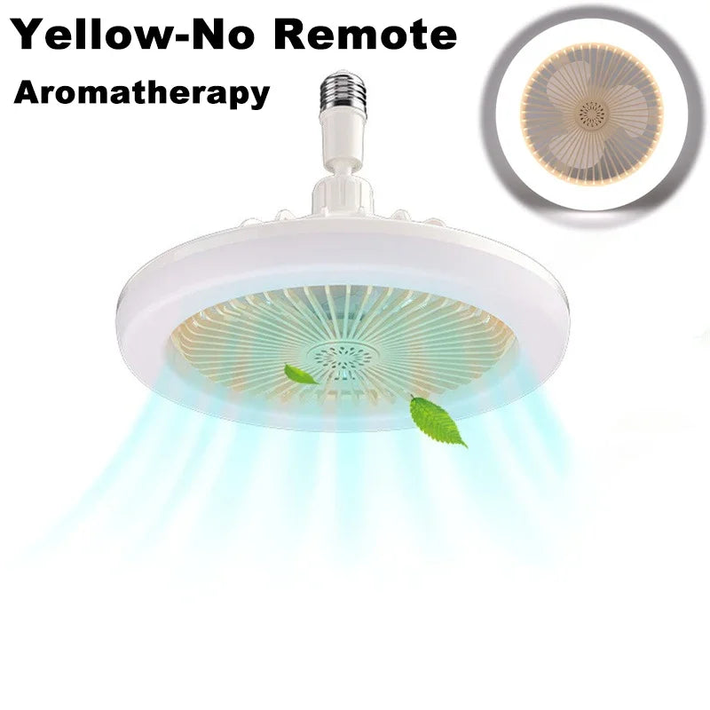 Nordic Ceiling Fan Lamp Bedroom Lamp Modern Simple Dining Room Invisible Ceiling Fan Lamp Fan All-in-one Lamp With Fan For Bedro