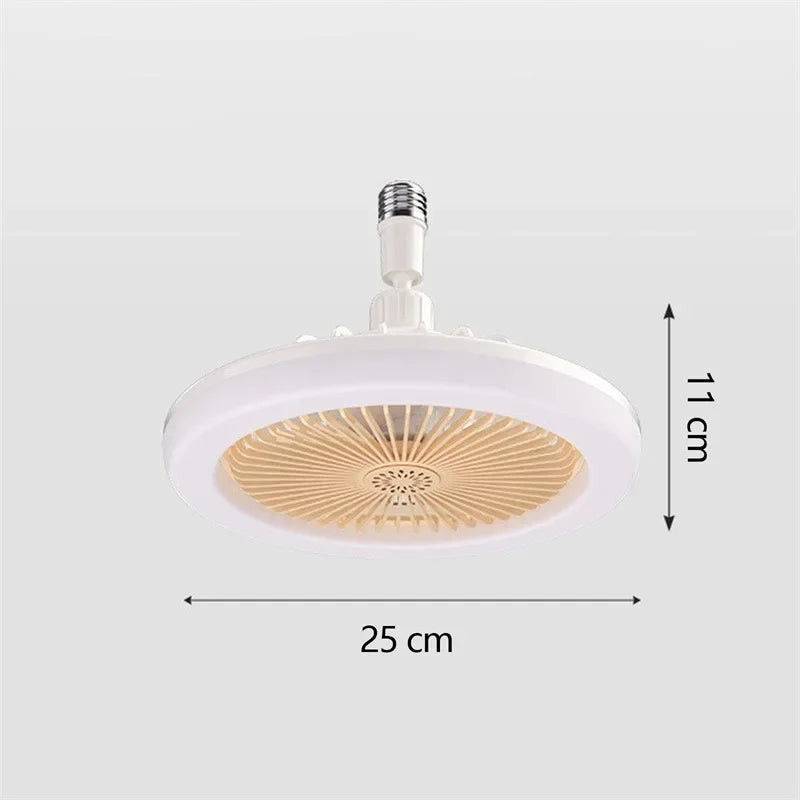 Nordic Ceiling Fan Lamp Bedroom Lamp Modern Simple Dining Room Invisible Ceiling Fan Lamp Fan All-in-one Lamp With Fan For Bedro