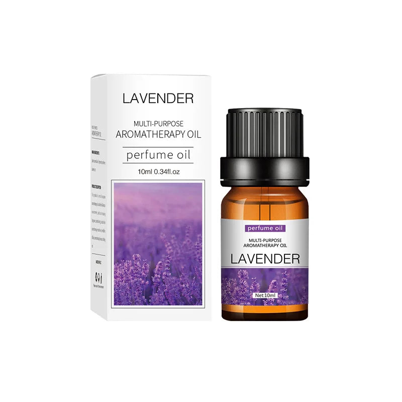 Soluble Essential Oil Incense 10ml Lavender Tea Tree Lemon Rose Ocean Scent for Humidifiers Refreshing Relaxing Stress Relief