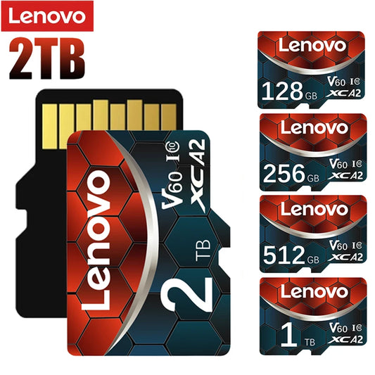 Original Lenovo Memory Card 1TB 2TB High Speed Micro TF SD Card 512GB SD Card V60 U3 TF Card