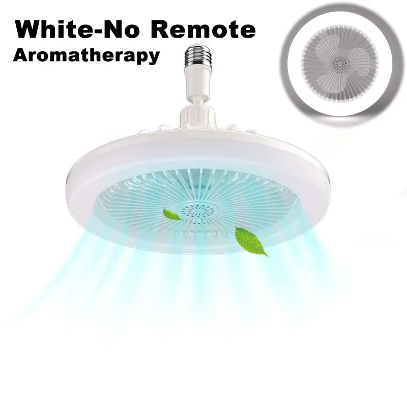 Nordic Ceiling Fan Lamp Bedroom Lamp Modern Simple Dining Room Invisible Ceiling Fan Lamp Fan All-in-one Lamp With Fan For Bedro