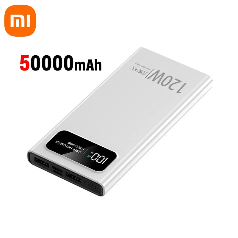 Xiaomi 200000mAh 120W Power Bank Super Fast Charging Battery High Capacity Digital Display Power Bank