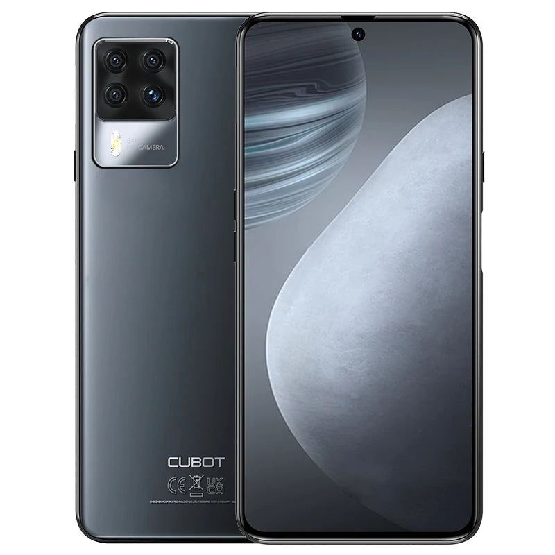 Cubot X50, 8GB RAM+128/256GB ROM, 64MP Quad Camera, 6.67" FHD+ Screen, 32MP Selfie, NFC, Global 4G LTE, 4500mAh Battery